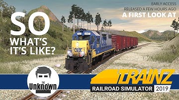 Trainz Railroad Simulator 2019 first look intro - Early Access released a few hours ago | READ Desc