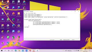 SYNTAX JAVASCRIPT PERKALIAN & PENGURANGAN