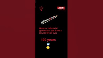 What is the service life of pyrometers ?