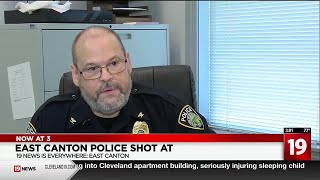 Shots fired at an East Canton officer Saturday night during a police chase