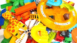 Satisfying Building Blocks Marble Run ASMR circulation slide