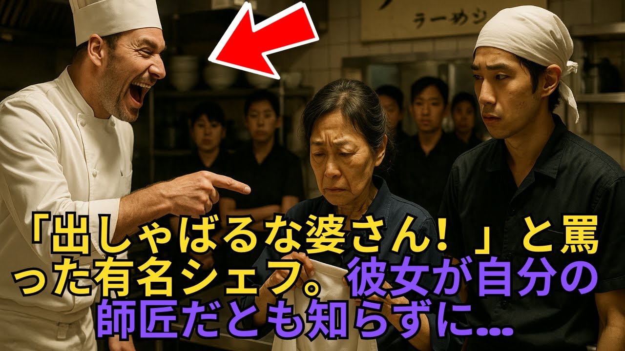 「皿洗いのくせに生意気だ！」フランス人シェフが侮辱した62歳女性。実は京都の伝説料理人だった