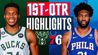 Philadelphia 76ers vs. Milwaukee Bucks Highlights HD 1ST-QTR | NBA October 26, 2023