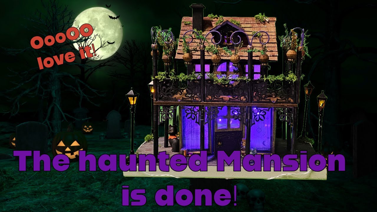 Making a haunted witch house from scratch FINALE! 🧹🪄#diycrafts # ...