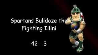 SPARTANS BULLDOZE THE ILLINI