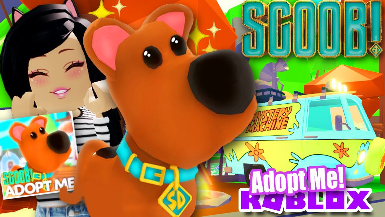 New Free Scooby Doo Pet In Adopt Me Roblox Scoob Mystery Youtube - 7 cars adopt me roblox elf pets adoption pets
