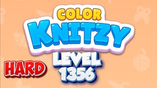 Color Knitzy level 1356 HARD 👉 Full Walkthrough & Puzzle Solution