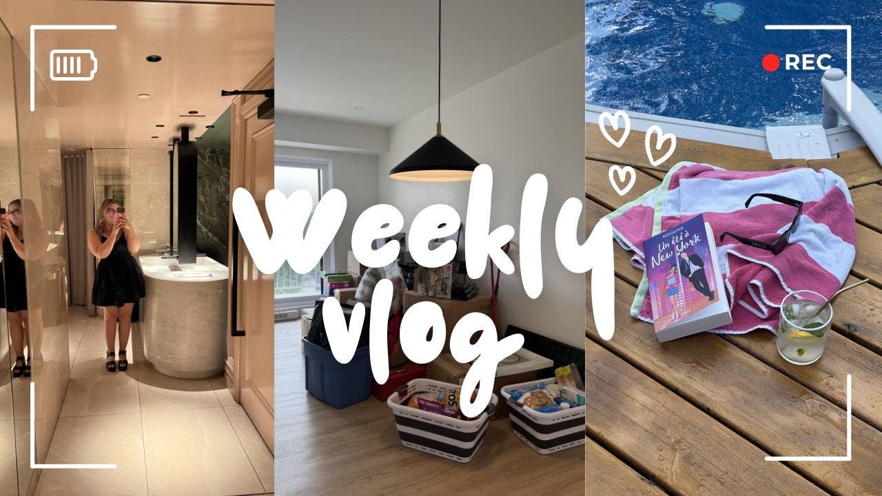 Weekly Vlog : Journées d'été, Haul Abercrombie et Déménagement de ma soeur