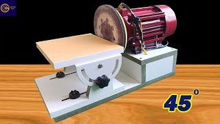 Makes A Disc Sander From A Defective Water Pump Motor. MustWatch! | DIY Disc Sander