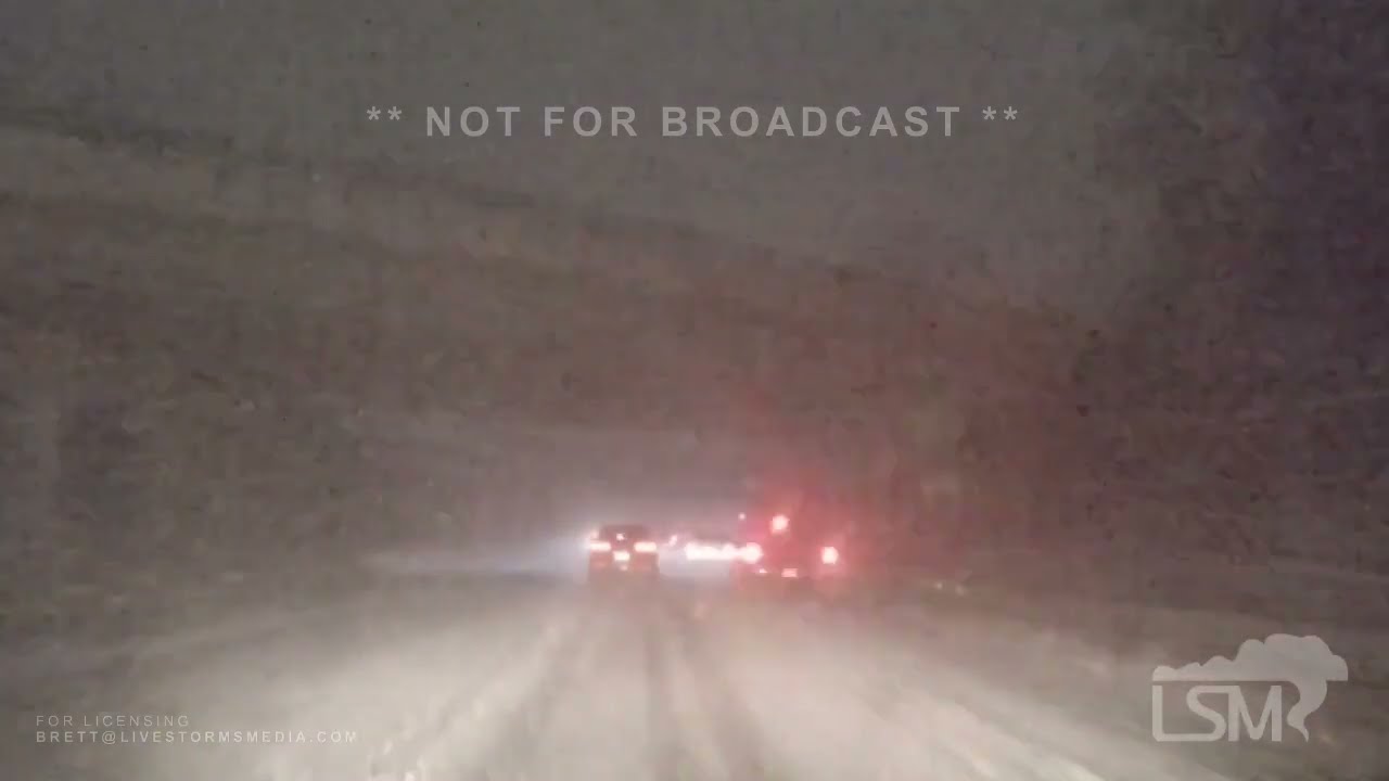 02192022 Marshfield, MA Near White Out Conditions Snow Squall