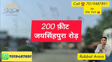 JDA Plots, Villas, Flats & Prices on 200 feet Jaisinghpura Road link between Ajmer Road & Muhana