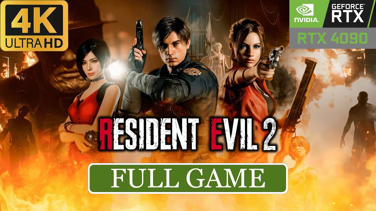 Resident Evil 2 Remake - Full Game Walkthrough [RTX 4090 4K 60FPS] -No ...