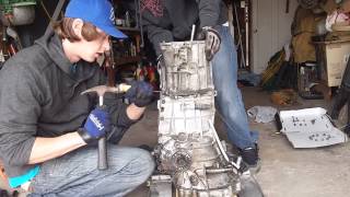 2004 wrx transmission tear down