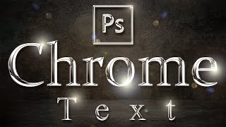 CHROME TEXT EFFECT | PHOTOSHOP EFFECT | PHOTOSHOP TUTORIAL