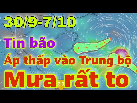 Video Dự báo thời tiết mới nhất ngày mai 30/9 | dự báo bão... - youtube