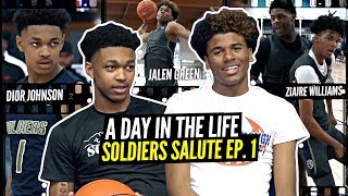 Jalen Green \& Dior Johnson Are a SUPERSTAR DUO! Day In The Life w\/ Oakland Soldiers Ep. 1!