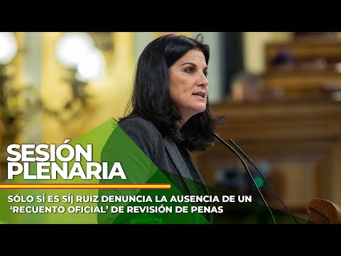 Sólo Sí es Sí| Ruiz denuncia la ausencia de un ‘recuento oficial’ de revisión de penas