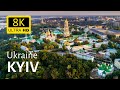 Kyiv, Ukraine 8K before the WAR 2022 [Ultra HD] Drone View