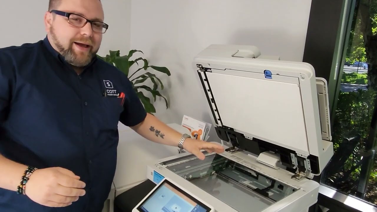 ADF Operation and Jam Removal on Canon C5800, C3900 Series MFP