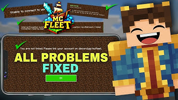 MCFLEET All Join Problems Solved! | Why MCPE Players Can