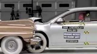 2009 Chevy Malibu vs 1959 Bel Air Crash Test
