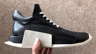 Rick Owens x adidas Level Runner Low SE "Black / Milk" Review (Video 44) -  YouTube