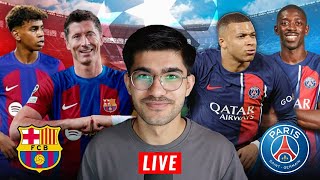 BARCELONA vs PSG LIVE CHAMPIONS LEAGUE PRESHOW & REACTION