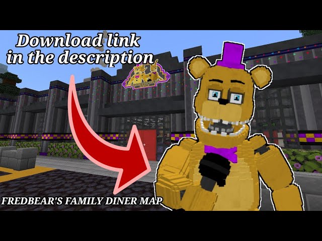 Five nights at Freddy's mod fredbears map in bedrock Minecraft Map