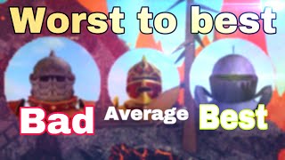 Field of Battle | Worst to best Bosses