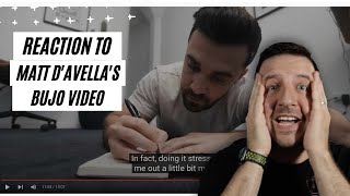 REACTING to the Matt D'Avella Bullet Journal 30 Day Challenge Video
