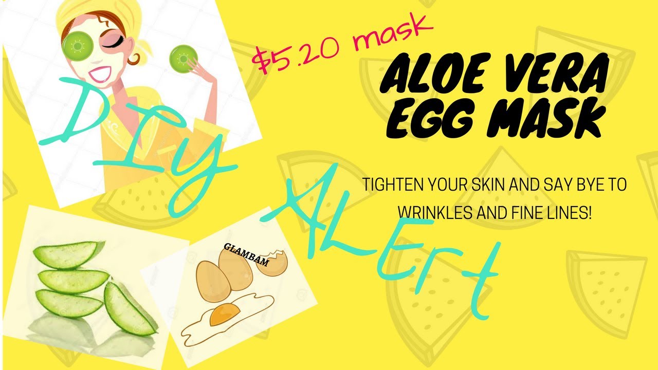 ALOE VERA EGG FACE MASK Anti aging and Skin tightening face mask