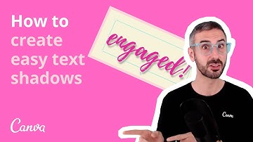 How to add Shadows to your Text | Canva Text Effects