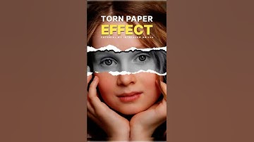 Create Torn paper effect using photoshop | intelkeen Skills #photoshoptriks #photoshop