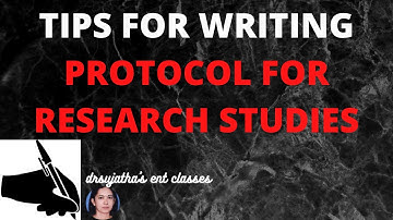 136.Elements of Protocol for Research Studies  #Basic Course in Biomedical Research #protocolwriting