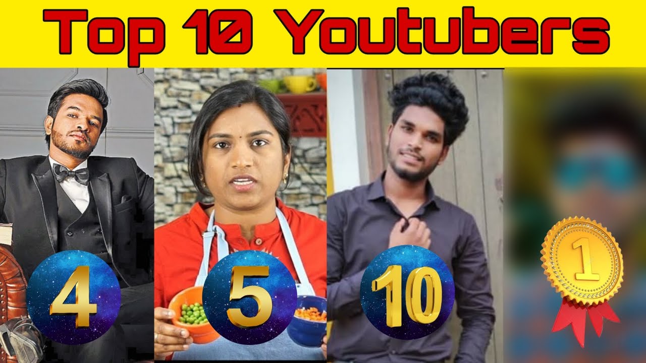 Top 10 Youtubers in Tamilnadu2022 Madan GowrimicsetMadras Samayal