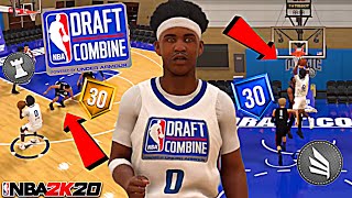 NBA DRAFT COMBINE! HAZZARD VS LAMELO BALL! NBA 2K20 Caleb Hazzard #2
