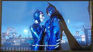 Batman Arkham Knight Catwoman propose à Batman de fêter se sauvetage dans un hôtel