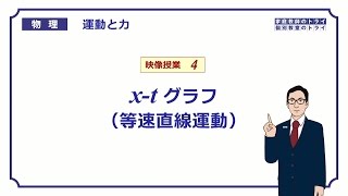 【高校物理】　運動と力04　等速直線運動のグラフ②　（１２分）