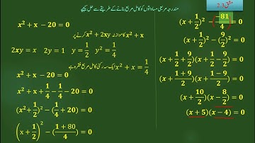 BMC Edu.Urdu Math-1 Chp 2 Quadratic Equation.