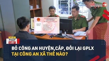 Hướng Dẫn Thủ Tục Cấp, Đổi Lại GPLX Từ 01/3/2025 Tại Công An Xã, Phường | LuatVietnam.vn