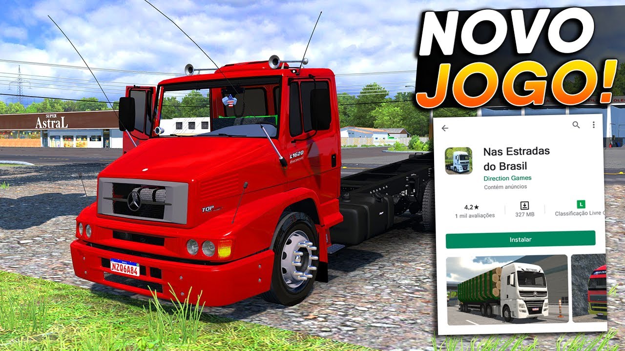 Jogo de Caminhão Brasileiro para Celular #caminhao #caminhoneiro #jogo