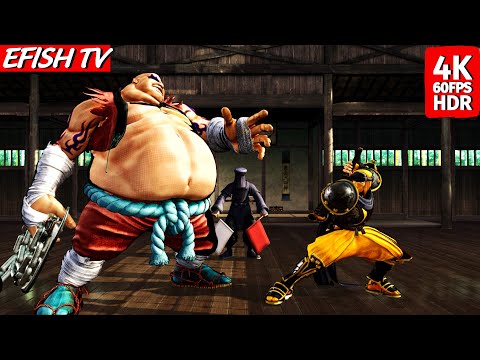 Earthquake vs Hattori Hanzo (Hardest AI) - Samurai Shodown | 4K 60FPS