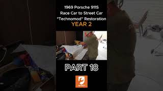 PART 32 | 1969 Porsche 911 S Race Car to Street Car Restoration | #shorts #porsche #restoration