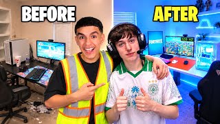 Transforming Peterbots DIRTY Setup Into His DREAM Gaming Setup!