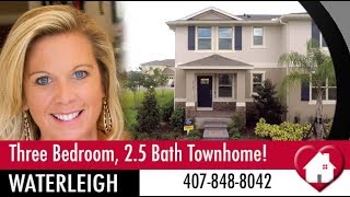 New Homes Winter Garden Sandhill Townhome Plan by DR Horton at Waterleigh