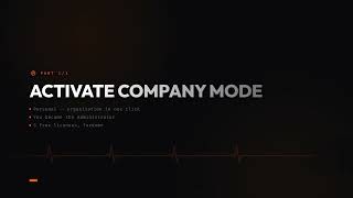 Chronoken Tutorial — Activate Company Mode (5 Free Licenses)