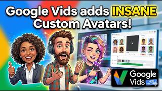 Google Vids adds INSANE Custom Avatars! #googleworkspace #googlevids #aiavatar