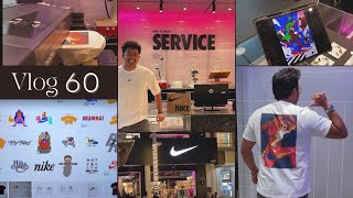 NIKE CUSTOMISATION NOW IN MUMBAI #nike #vlog #amanunscriptedvlogs