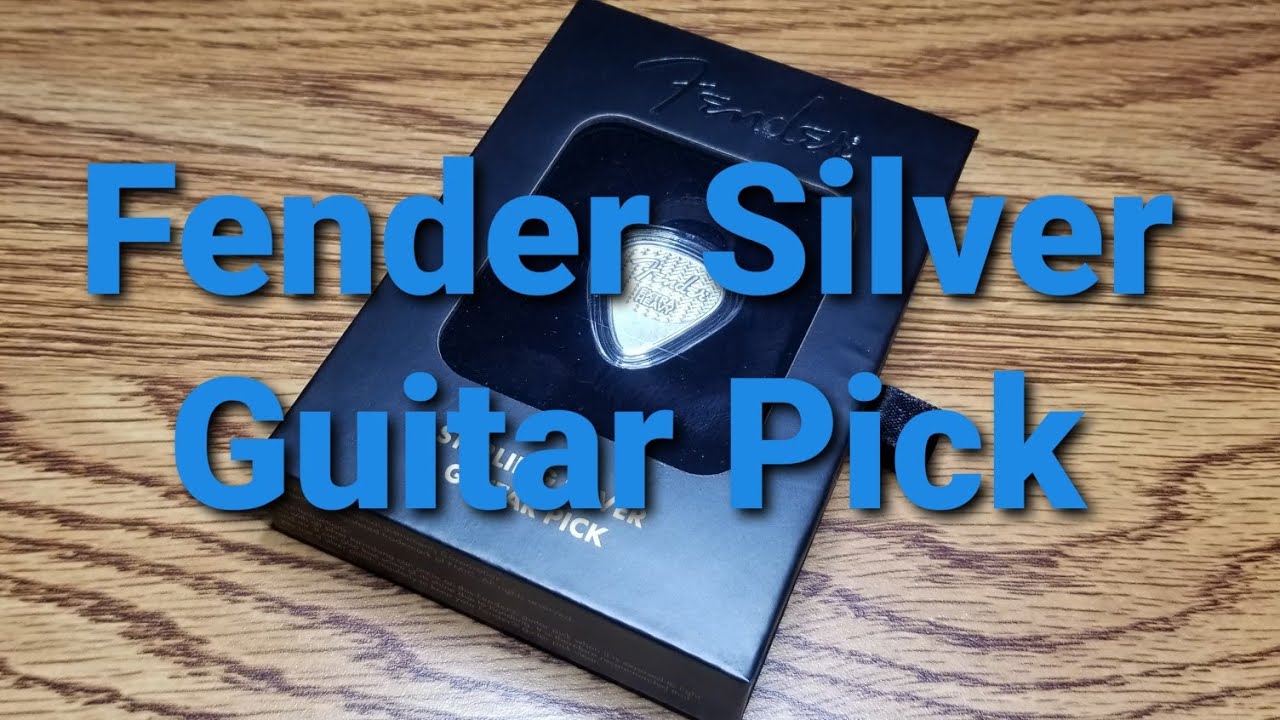 Fender® Sterling Silver 5g Playable Guitar Pick