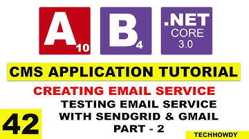 Creating & Implementing Email Service using SendGrid & Gmail - 2 | ASP.NET CORE 3.0 | ANGULAR 10